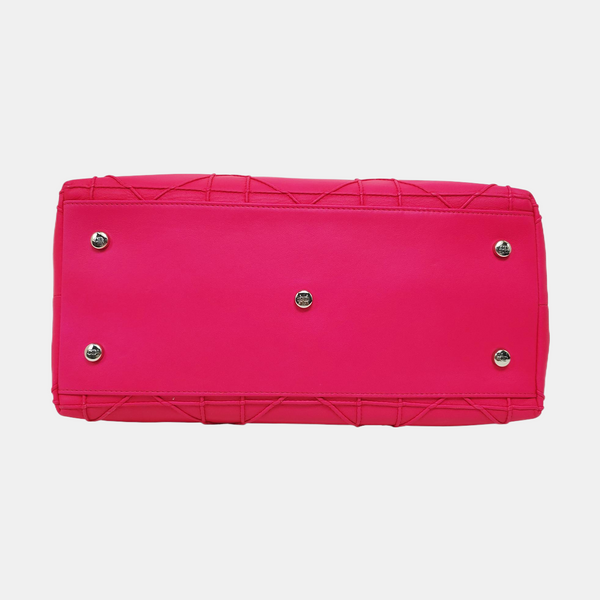 Authenticated pre-owned Granville Cannage Lambskin Pink - Top Handle Bag at Looply