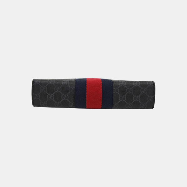 GG Supreme Monogram Coated Canvas Gray