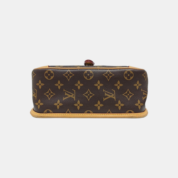 DIANE Monogram Coated Canvas Brown