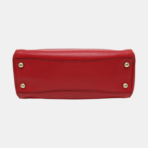 Calfskin Shoulder Bag Red