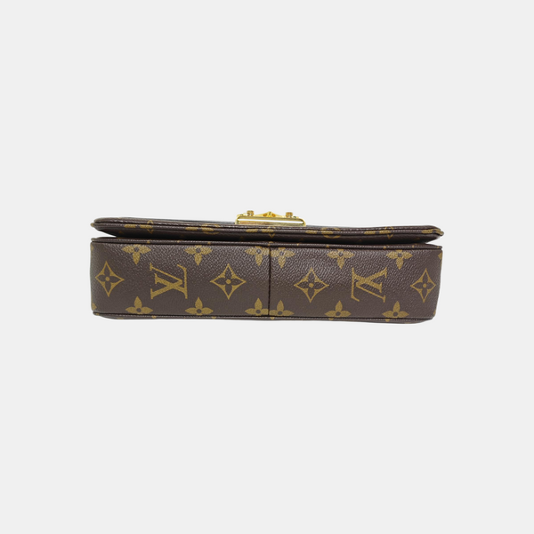 MARCEAU Monogram Coated Canvas Brown
