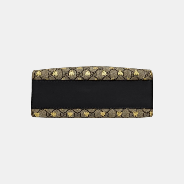 Padlock Small Monogram Coated Canvas Beige