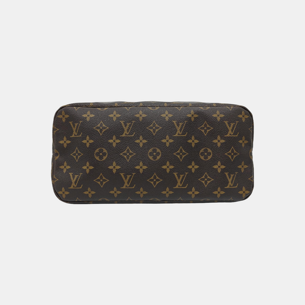 NEVERFULL MM Monogram Coated Canvas Brown