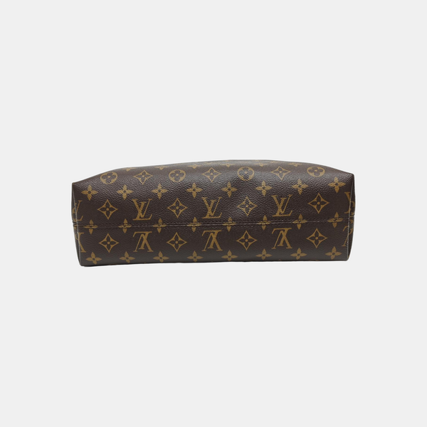 CARRYALL Small Monogram Coated Canvas Brown