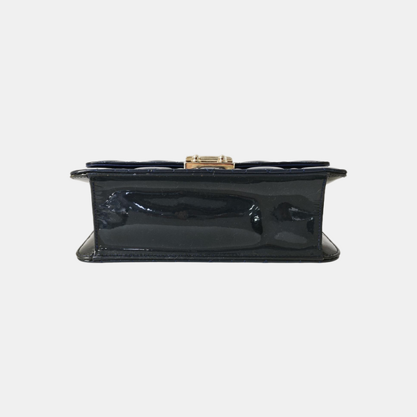 Rendez-Vous Cannage Patent Leather Blue