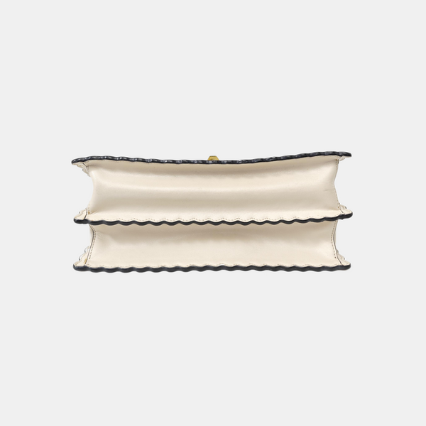 Kan I Medium Calfskin White