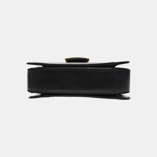 Leather Shoulder Bag Black