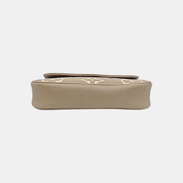 IVY Monogram Calfskin Gray