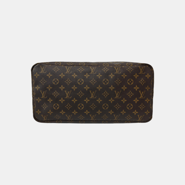 NEVERFULL GM Monogram Coated Canvas Brown