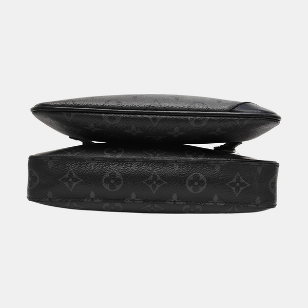 TRIO Monogram Coated Canvas Gray