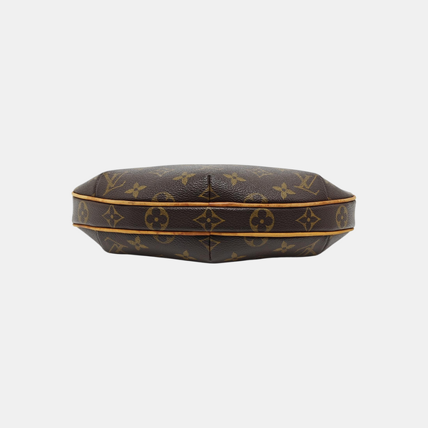 CROISSANT PM Monogram Coated Canvas Brown