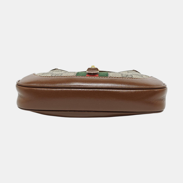 Authenticated pre-owned Jackie 1961 Mini Monogram Coated Canvas Beige - Top Handle Bag at Looply