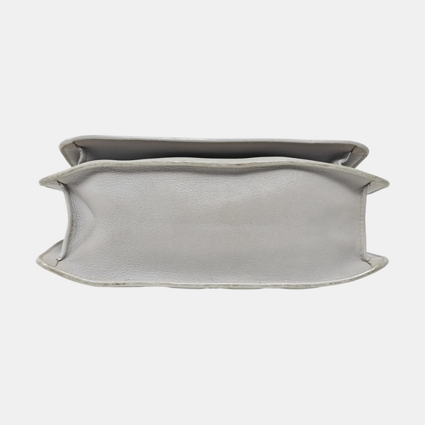 CC BOX Quilted Lambskin Gray