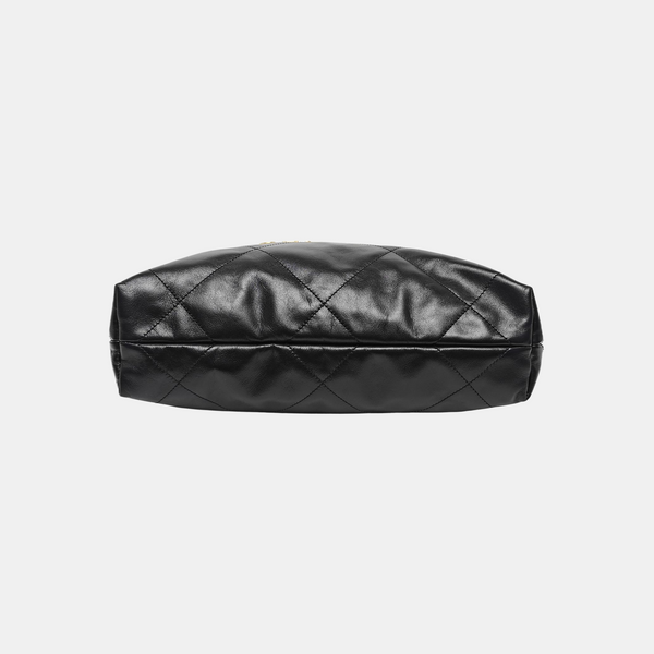 CHANEL 22 Small Quilted Calfskin Black