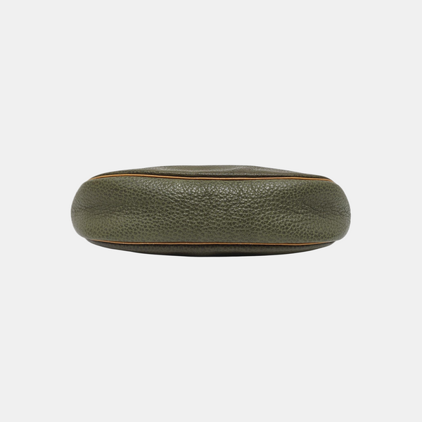 Calfskin Clutch Green