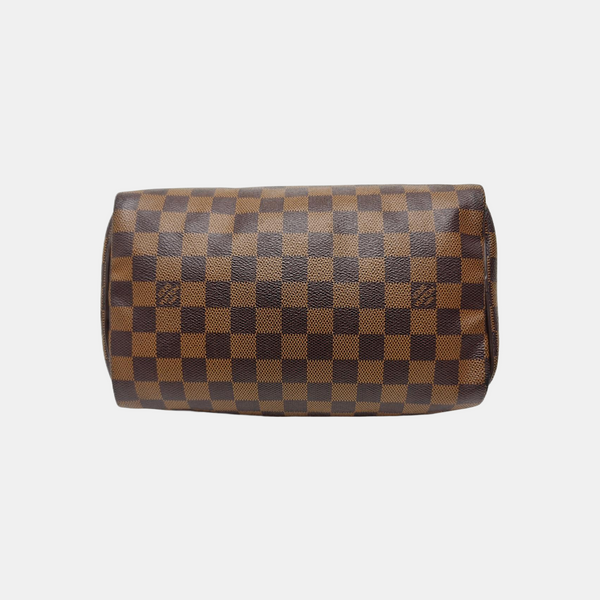SPEEDY 25 Damier Ebene Coated Canvas Brown