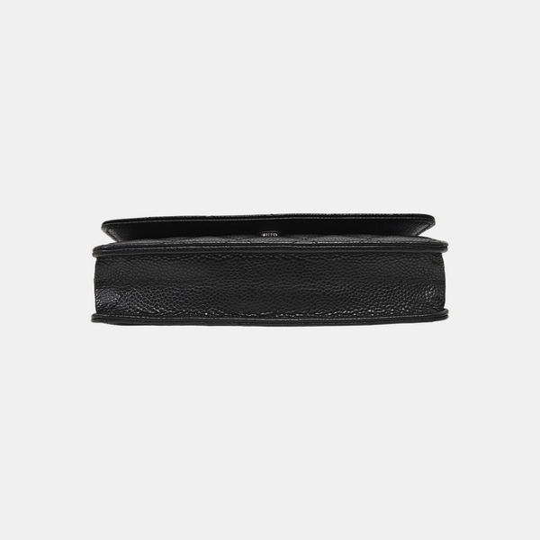 WOC Quilted Grained Calfskin Black