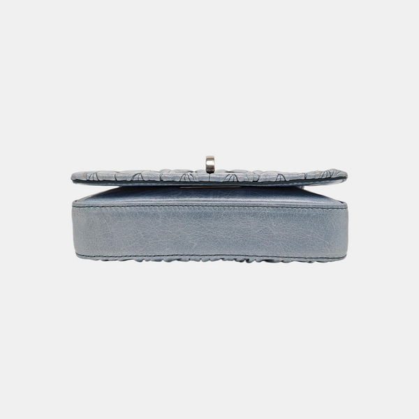 Matelassé Mini Lambskin Blue