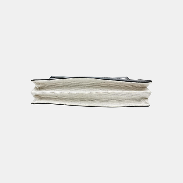 Navy Medium Fabric White