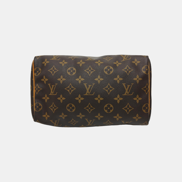 SPEEDY 25 Monogram Coated Canvas Brown