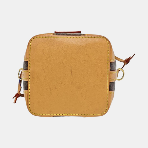 NOÉ Mini Monogram Coated Canvas Brown