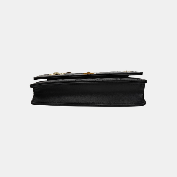 2.55 WOC Quilted Calfskin Black