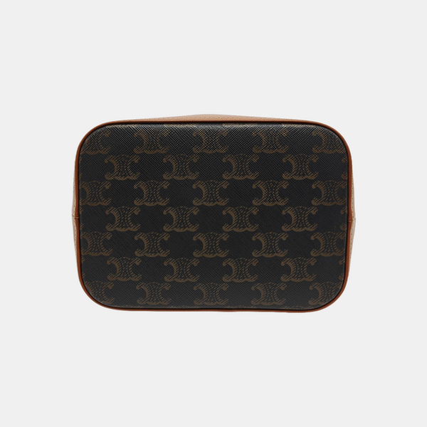 TRIOMPHE CANVAS Small Coated Canvas Brown