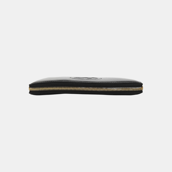 Soho Patent Leather Blue Wallet