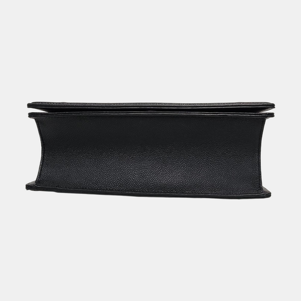 Diorama Medium Cannage Calfskin Black
