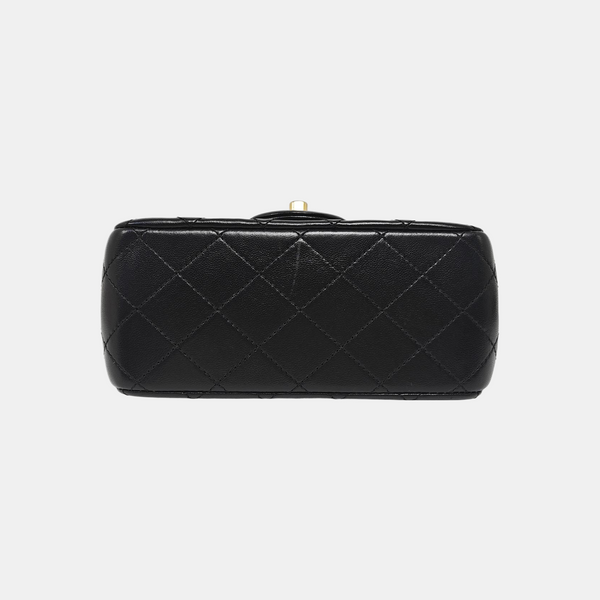 CLASSIC FLAP Mini Quilted Lambskin Black