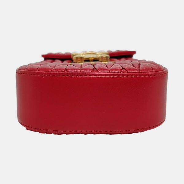 Matelassé Lambskin Red