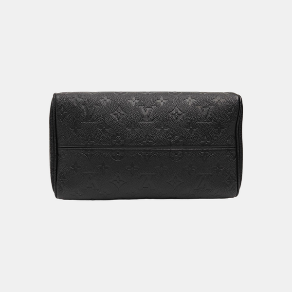 SPEEDY 25 Monogram Calfskin Black