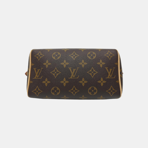 SPEEDY 20 Monogram Coated Canvas Brown