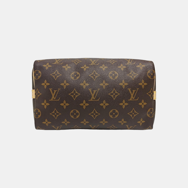SPEEDY 25 Monogram Coated Canvas Brown
