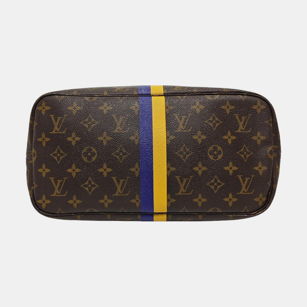 NEVERFULL MM Monogram Coated Canvas Brown