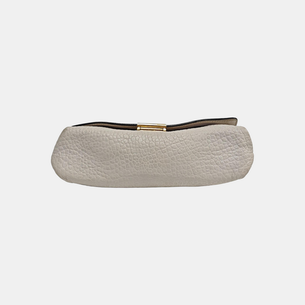 Calfskin Shoulder Bag Gray