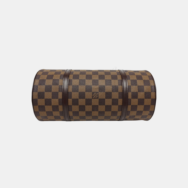 PAPILLON 30 Damier Ebene Coated Canvas Brown