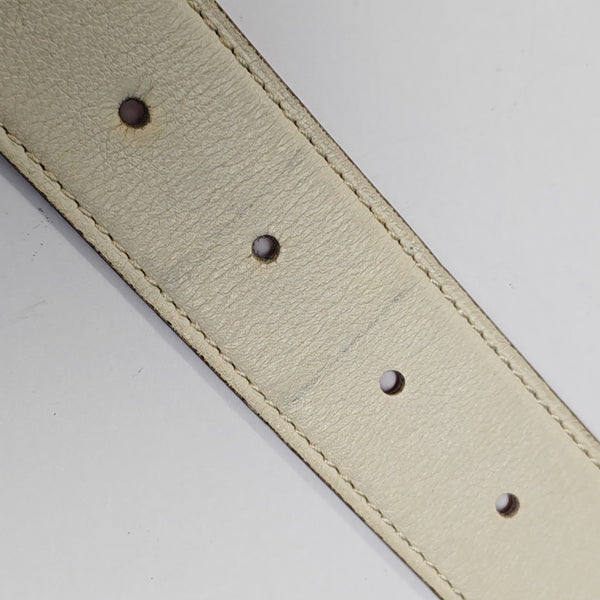 Leather Belt Orange