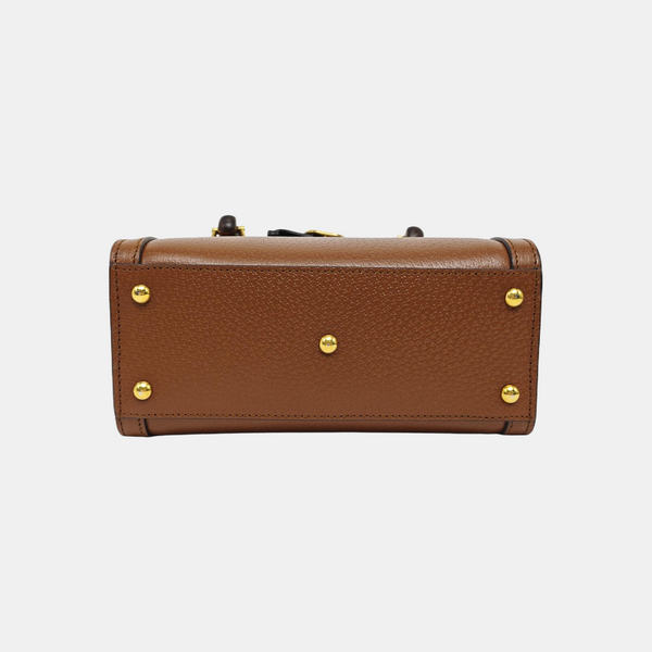 Diana Mini Calfskin Brown