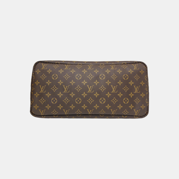 NEVERFULL GM Monogram Coated Canvas Brown