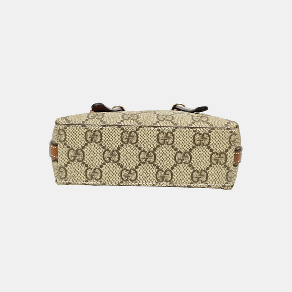 Monogram Coated Canvas Shoulder Bag Beige