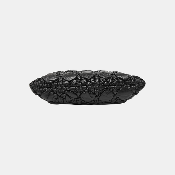 Crunchy Medium Cannage Calfskin Black