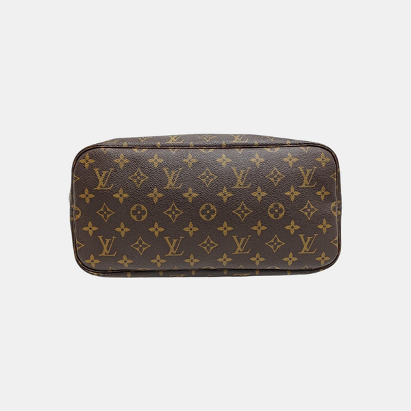 NEVERFULL MM Monogram Coated Canvas Brown