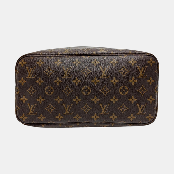 NEVERFULL MM Monogram Coated Canvas Brown