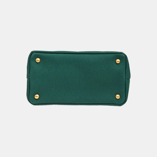 Denim Quilted Canvas Green