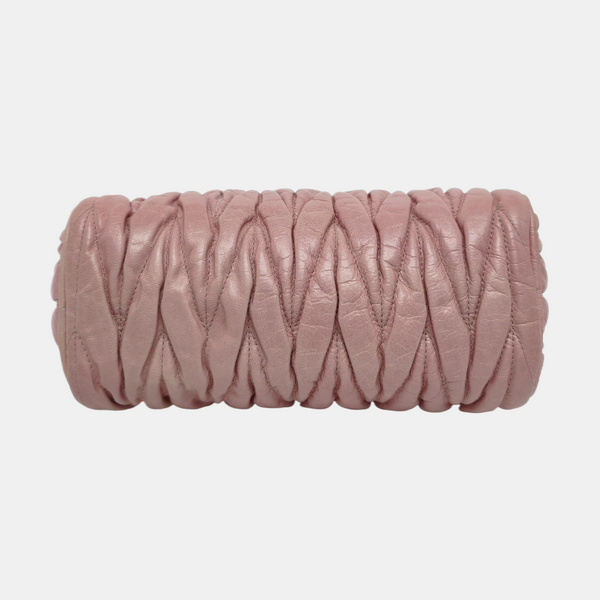 Quilted Lambskin Shoulder Bag Pink