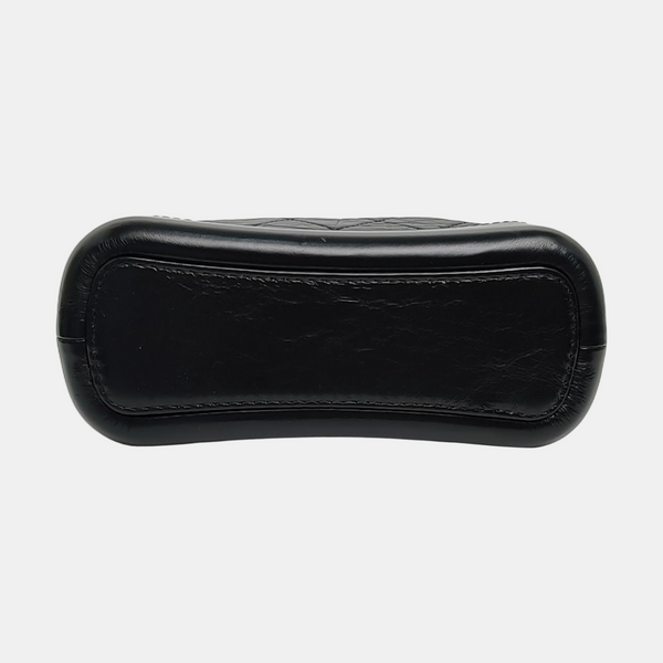 GABRIELLE Small Quilted Calfskin Black