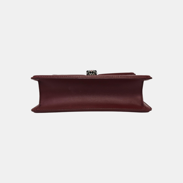 SERPENTI DIAMOND BLAST Small Quilted Calfskin Red