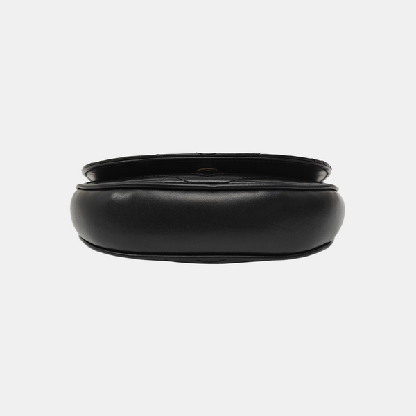 GG Marmont Mini Quilted Calfskin Black