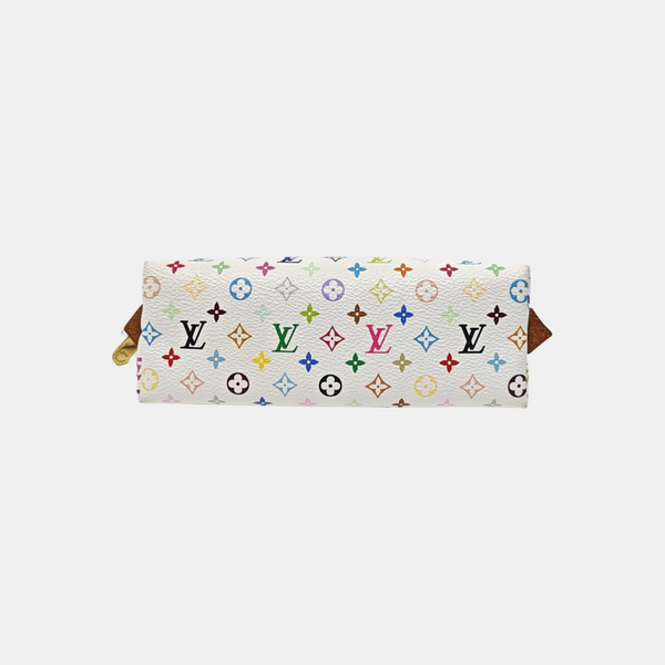 LV × TM COSMETIC PM Monogram Coated Canvas White